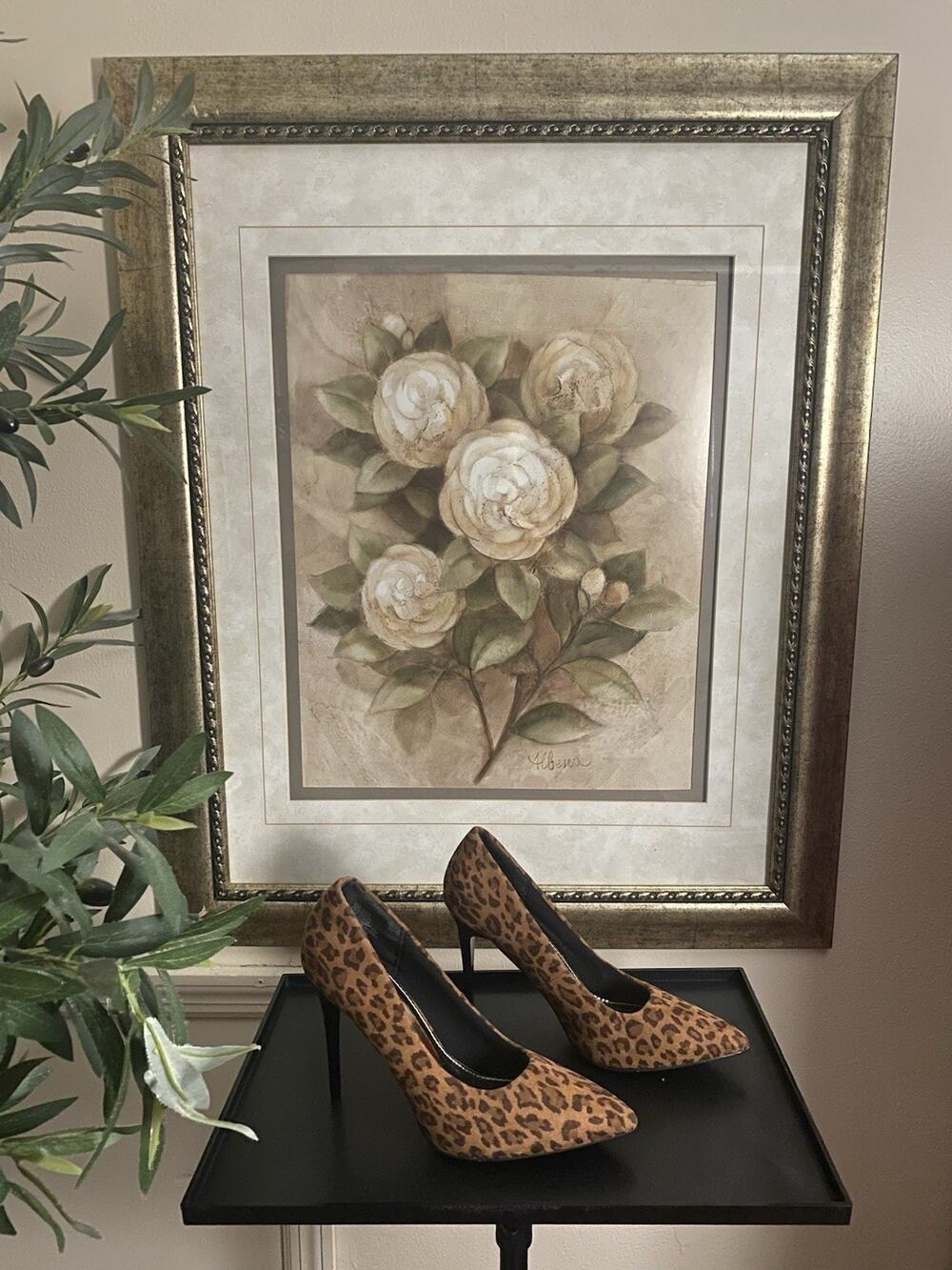 Torta Caliente Women’s Leopard Print Pointed Toe Pumps Heels Size 8.5 M